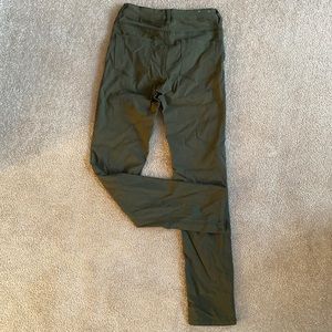 Ladies olive green jeans
